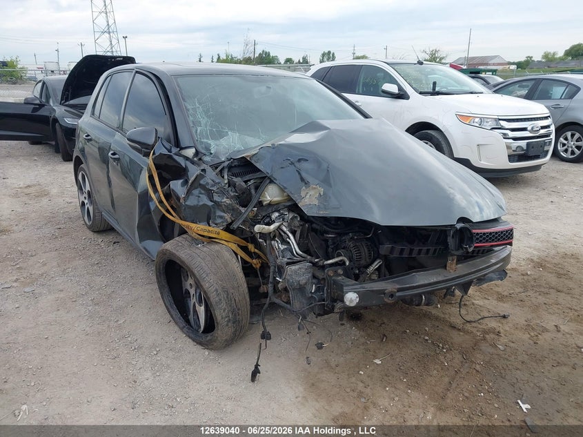 2010 Volkswagen Golf Gti 5-Door VIN: WVWHV7AJ3AW411864 Lot: 12639040