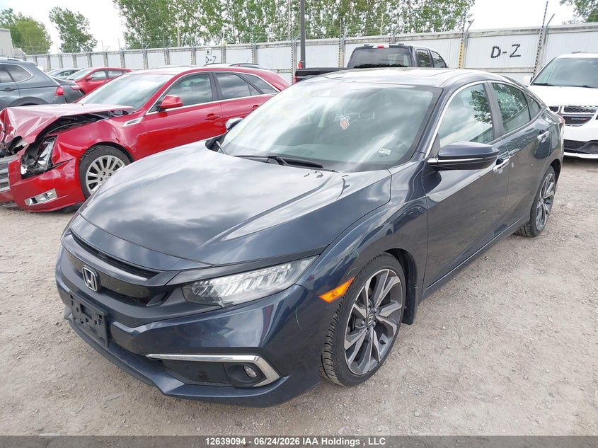 2019 Honda Civic, Удар ззаду, IAAI, VIN 2HGFC1F93KH102096 — фото 2