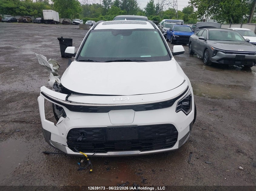 2024 Kia Niro Ev Wave/Wave W/Snow White Pearl Grey Exterior VIN: KNDCT3L18R5110286 Lot: 12639173