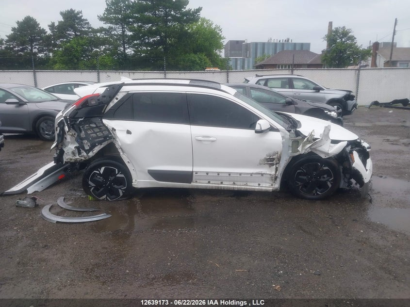 2024 Kia Niro Ev Wave/Wave W/Snow White Pearl Grey Exterior VIN: KNDCT3L18R5110286 Lot: 12639173