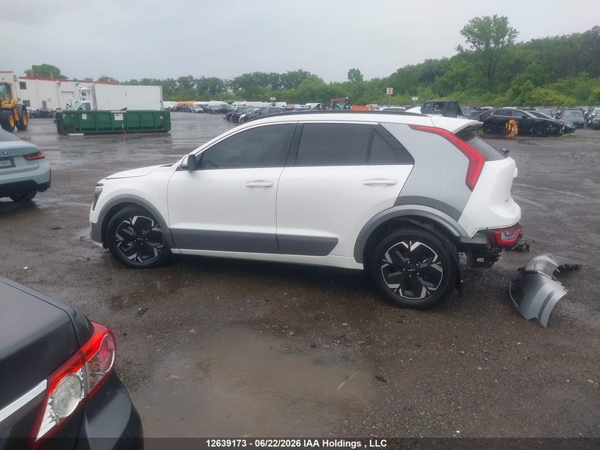 2024 Kia Niro Ev Wave/Wave W/Snow White Pearl Grey Exterior VIN: KNDCT3L18R5110286 Lot: 12639173