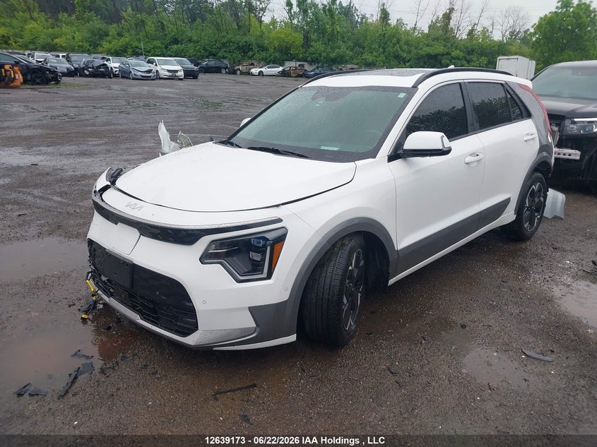 2024 Kia Niro Ev Wave/Wave W/Snow White Pearl Grey Exterior VIN: KNDCT3L18R5110286 Lot: 12639173