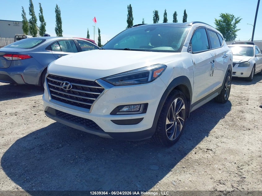 2019 Hyundai Tucson, Правый бок, IAAI, VIN KM8J3CALXKU031480 — фото 2