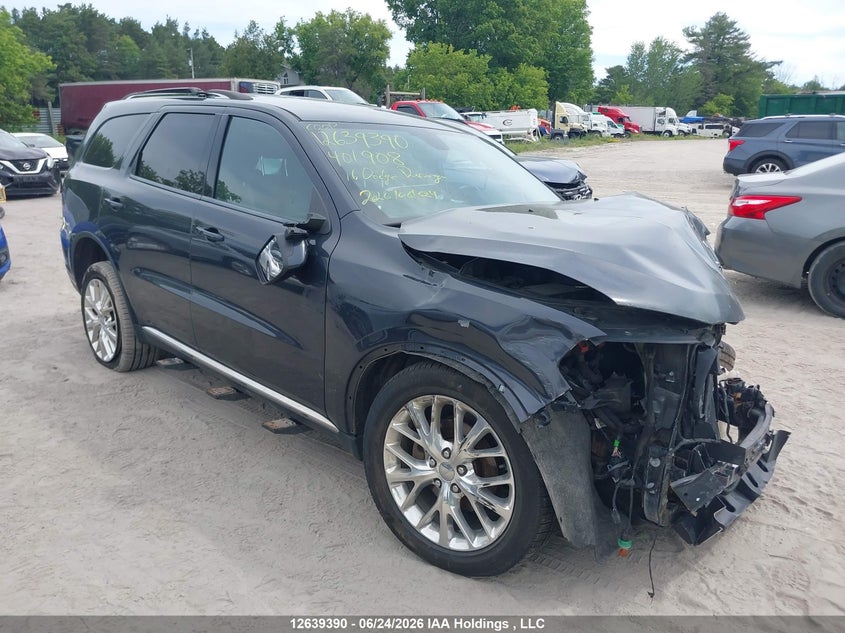 2016 Dodge Durango Limited VIN: 1C4RDJDG4GC401908 Lot: 12639390