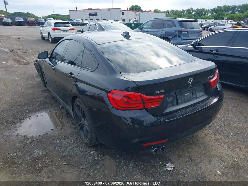 Vin: wba4j3c56kbl08320, lot: 3040218, bmw 430i gran coupe xdrive 20193