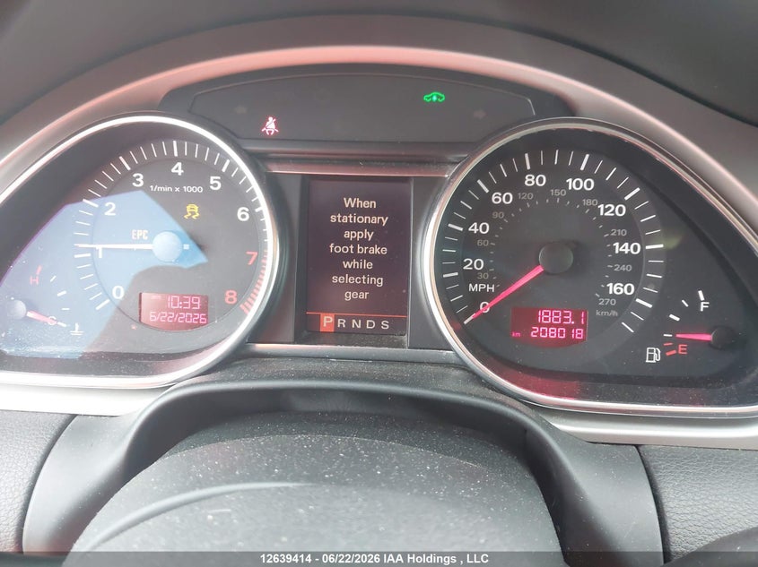 2007 AUDI Q7 SPORT UTILITY VEHICLE 4.2L V-8 DI, DOHC, VVT, 350HP