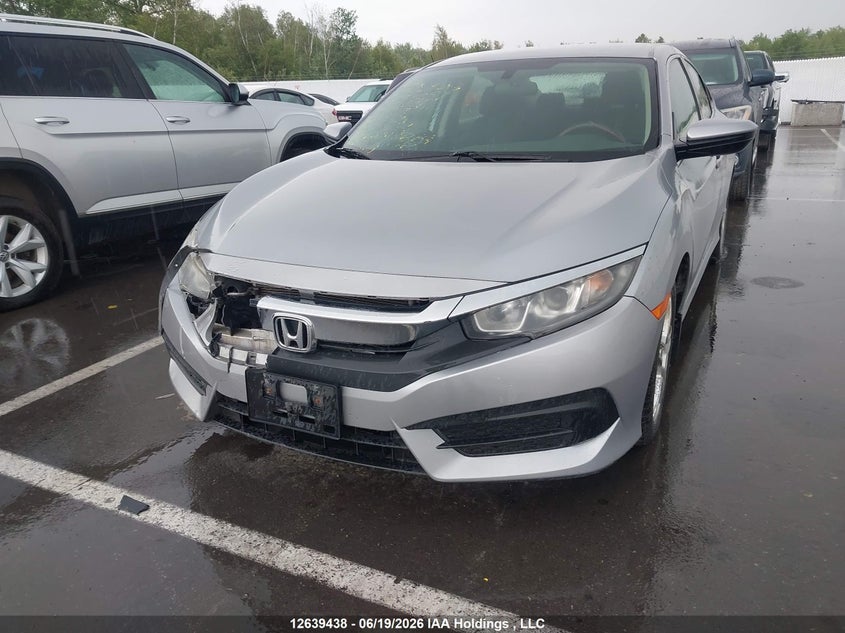 2016 Honda Civic, Front, IAAI, VIN 2HGFC2F56GH005503 — photo 2