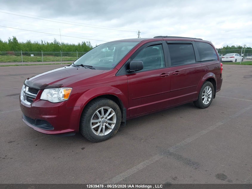2017 Dodge Caravan, Правый бок, IAAI, VIN 2C4RDGBG1HR822449 — фото 2