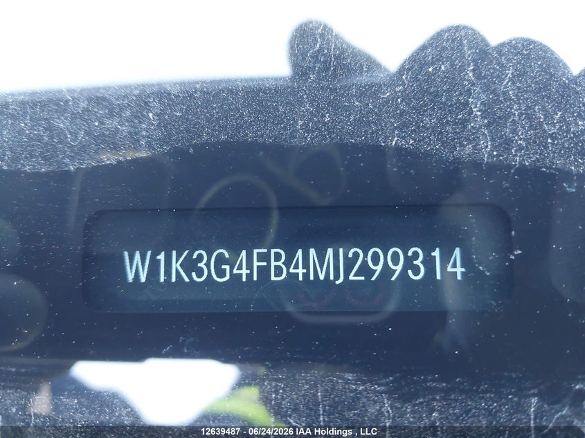 2021 Mercedes-Benz A 220 4Matic VIN: W1K3G4FB4MJ299314 Lot: 12639487