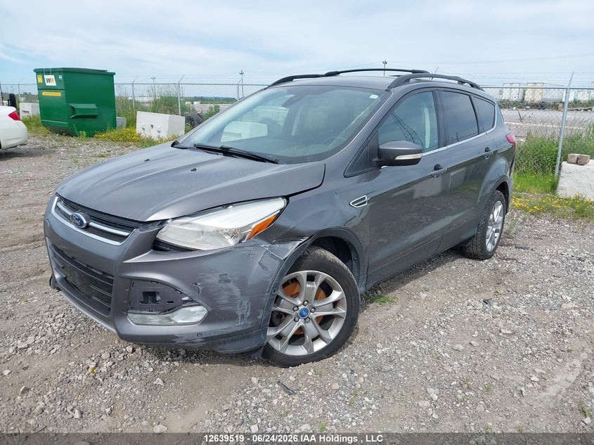 2013 Ford Escape, Front, IAAI, VIN 1FMCU9H94DUB18393 — photo 2