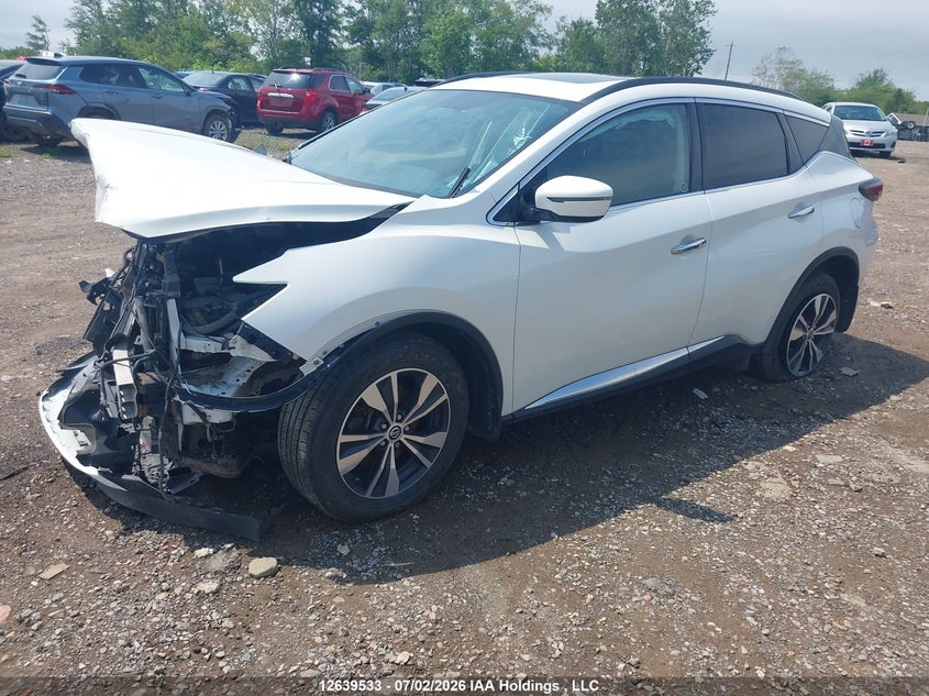 2019 Nissan Murano, Удар спереду, IAAI, VIN 5N1AZ2MS1KN138584 — фото 2