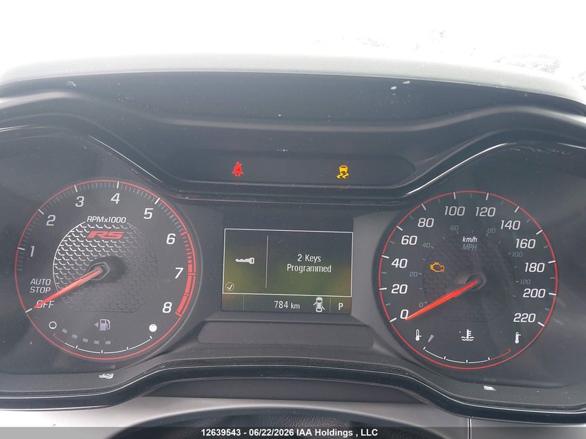 2026 Chevrolet Trax 1Rs Fwd VIN: KL77LGE24TC088835 Lot: 12639543