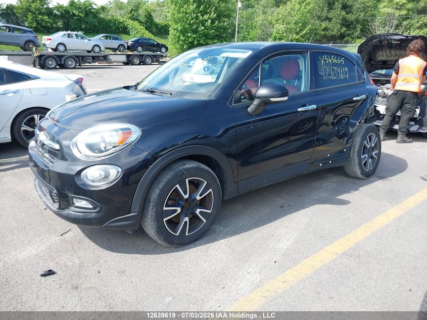 2017 Fiat 500X, Left Rear, IAAI, VIN ZFBCFYBB4HP545665 — photo 2