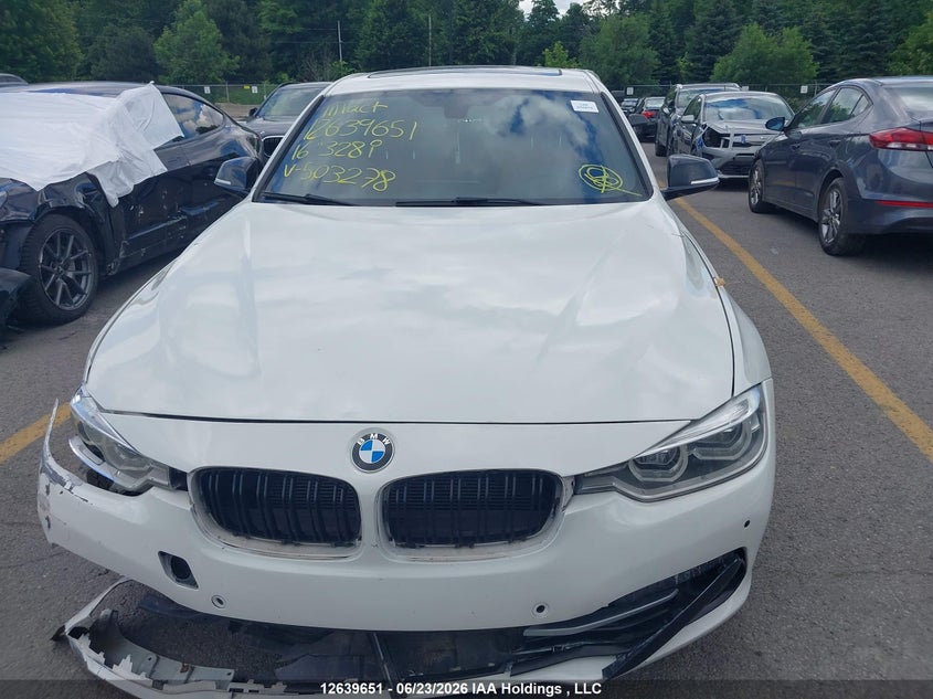 2016 BMW 3ER SEDAN 2.0L I-4 DI, DOHC, VVT, TURBO, 241HP