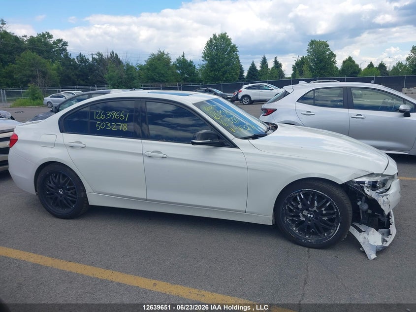 2016 BMW 3ER SEDAN 2.0L I-4 DI, DOHC, VVT, TURBO, 241HP