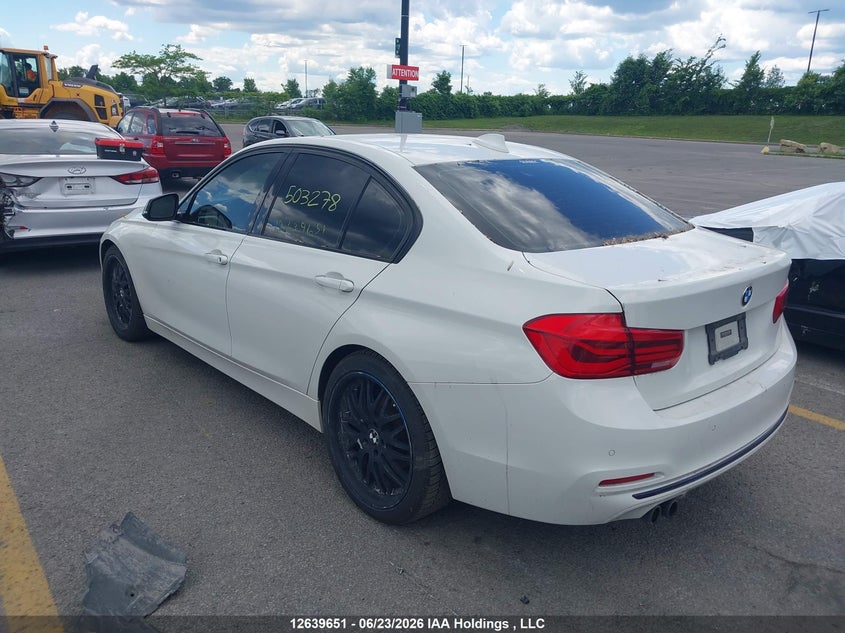 2016 BMW 3ER SEDAN 2.0L I-4 DI, DOHC, VVT, TURBO, 241HP