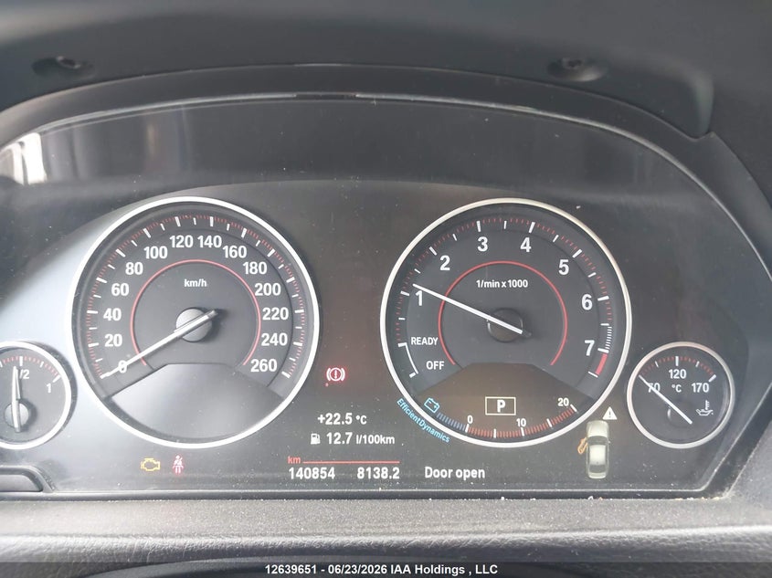 2016 BMW 3ER SEDAN 2.0L I-4 DI, DOHC, VVT, TURBO, 241HP