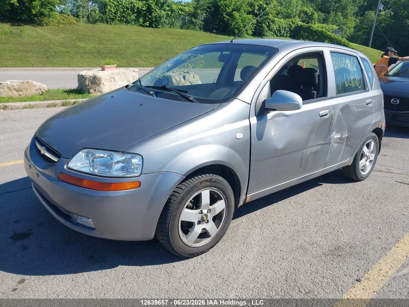 2006 Chevrolet Aveo, Left Side, IAAI, VIN KL1TG69676B621680 — photo 2