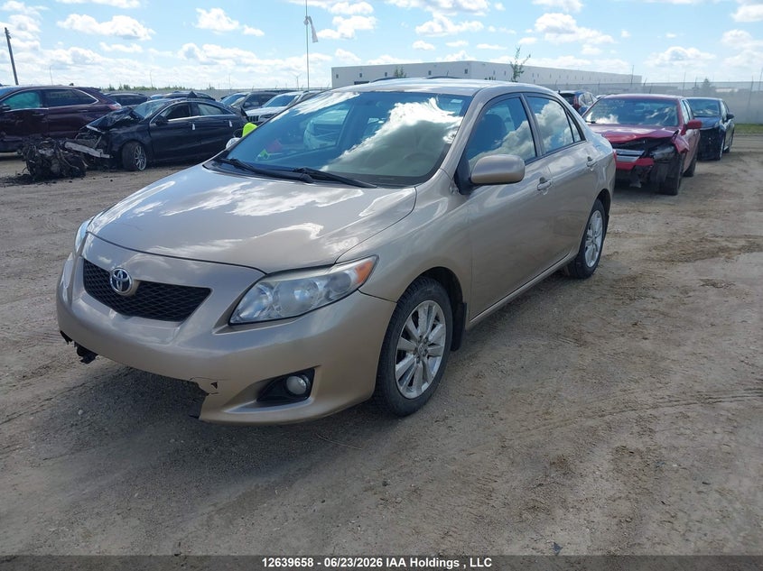 2009 Toyota Corolla, Front, IAAI, VIN 2T1BU40E99C018841 — photo 2