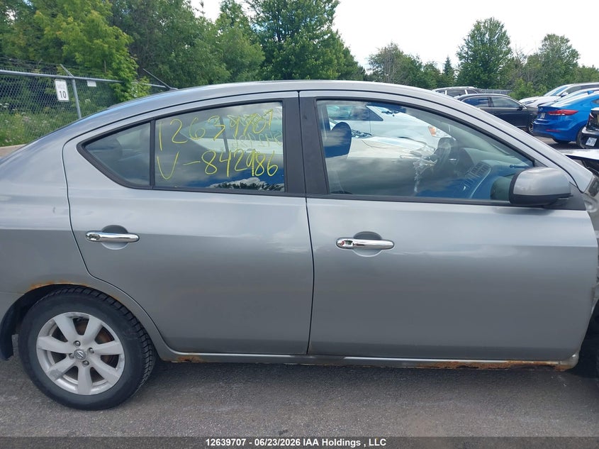 2012 NISSAN VERSA SEDAN 1.6L I4 FI DOHC 16V NF4