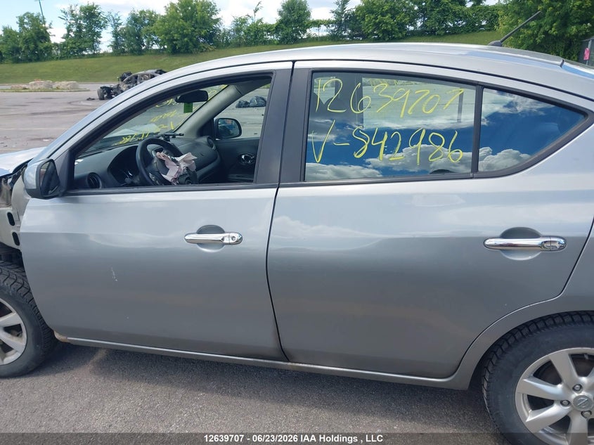 2012 NISSAN VERSA SEDAN 1.6L I4 FI DOHC 16V NF4