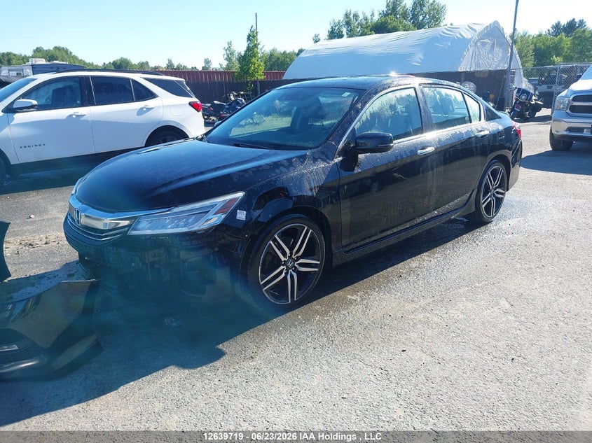 2017 Honda Accord, Удар спереду, IAAI, VIN 1HGCR2F00HA808975 — фото 2