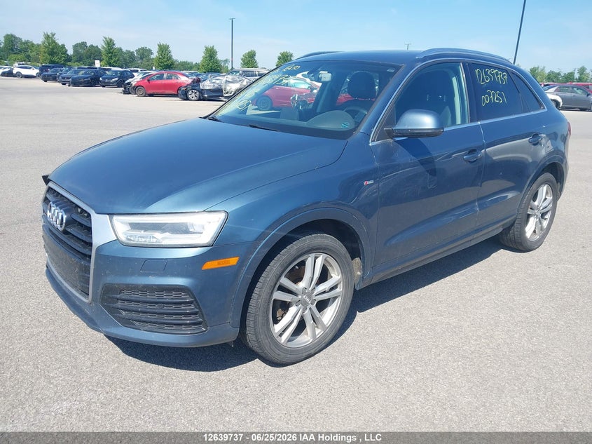 2016 Audi Q3, Удар спереди, IAAI, VIN WA1GFCFS4GR007251 — фото 2