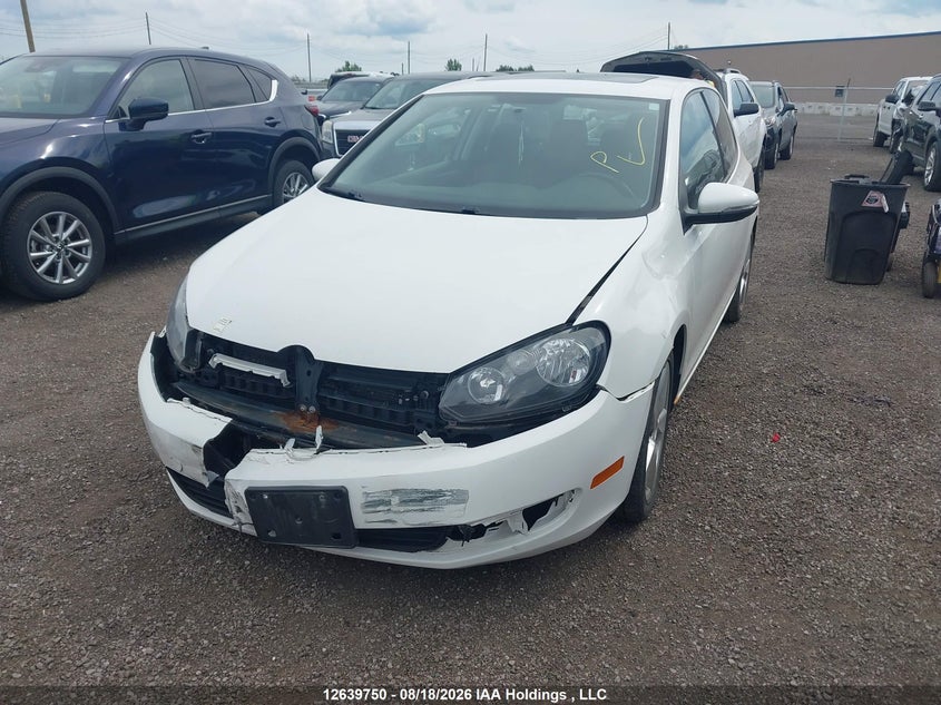 Vin: wvwba7aj3cw033792, lot: 3040588, volkswagen golf 2.5l sportline/2.5l trendline 20122