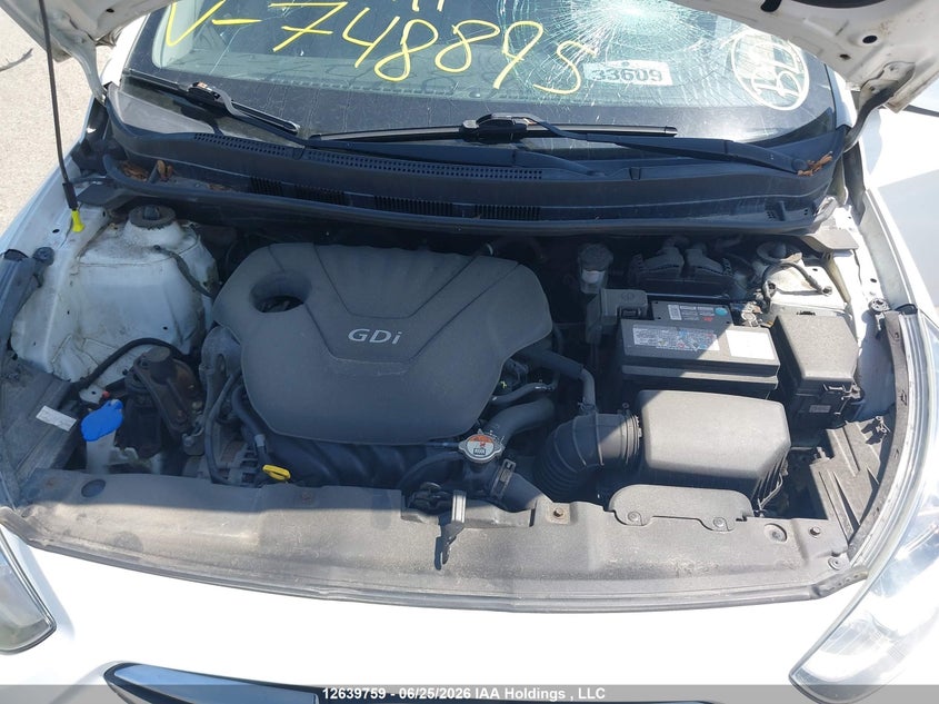 2014 Hyundai Accent Gl VIN: KMHCT4AE2EU748895 Lot: 12639759
