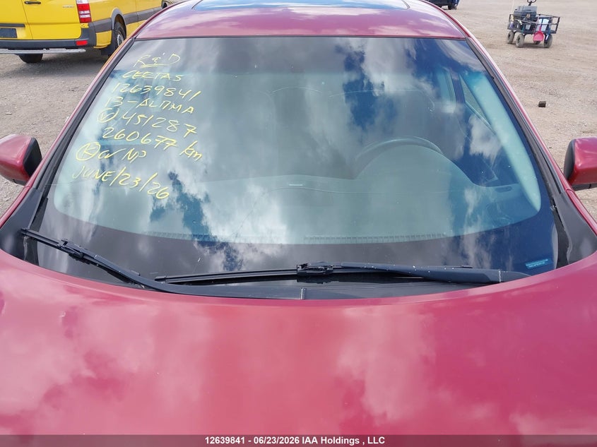 2013 Nissan Altima 2.5/S/Sv/Sl VIN: 1N4AL3AP9DN451287 Lot: 12639841