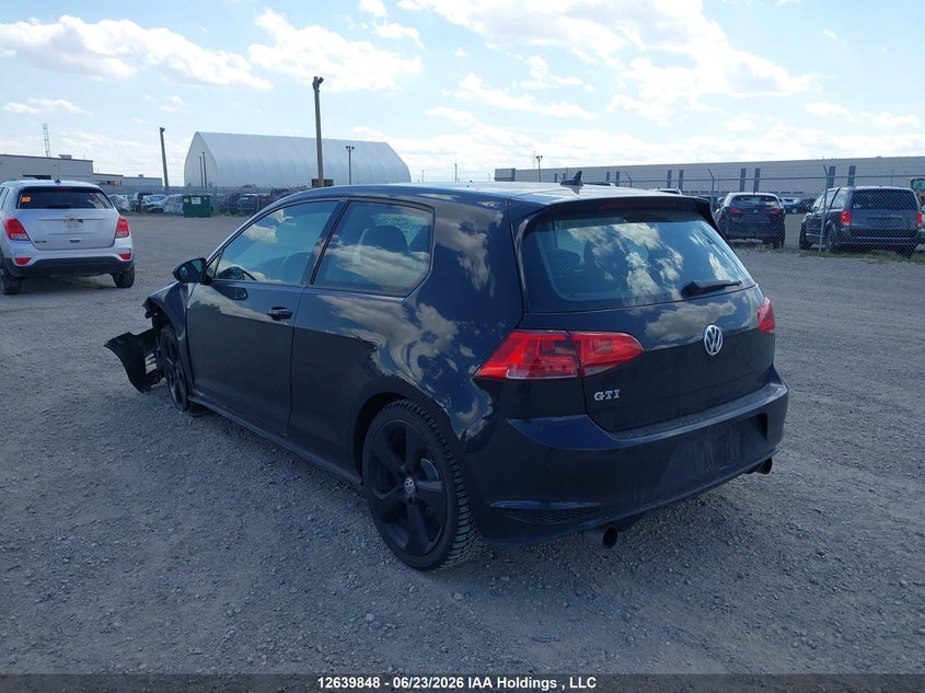 2015 Volkswagen Gti VIN: 3VWTT7AU7FM037693 Lot: 12639848