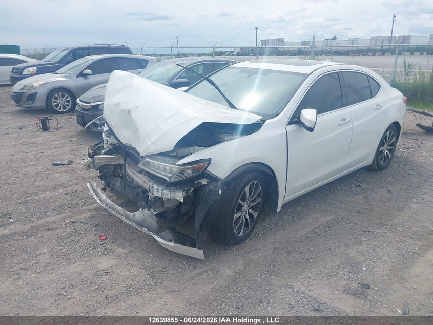 2015 Acura TLX, Front, IAAI, VIN 19UUB1F36FA802138 — photo 2