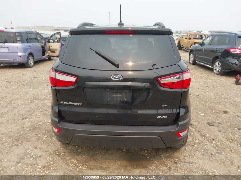 2021 Ford Ecosport Se VIN: MAJ6S3GLXMC408733 Lot: 12639859