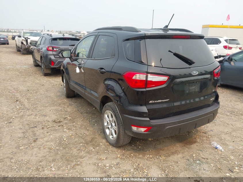 2021 Ford Ecosport Se VIN: MAJ6S3GLXMC408733 Lot: 12639859