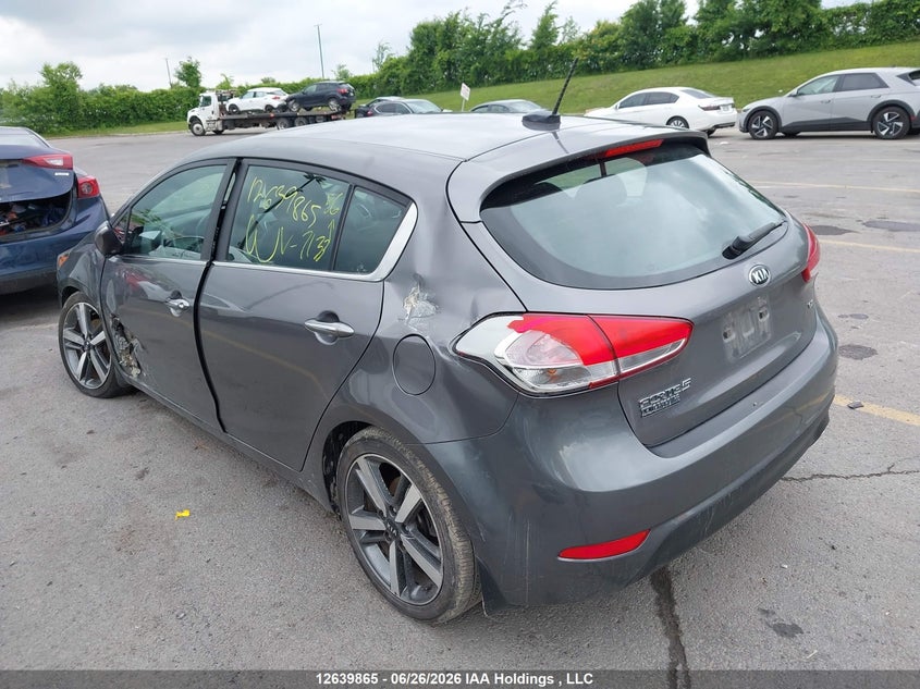 2017 KIA FORTE HATCHBACK 2.0L I-4 DI, DOHC, VVT, 164HP