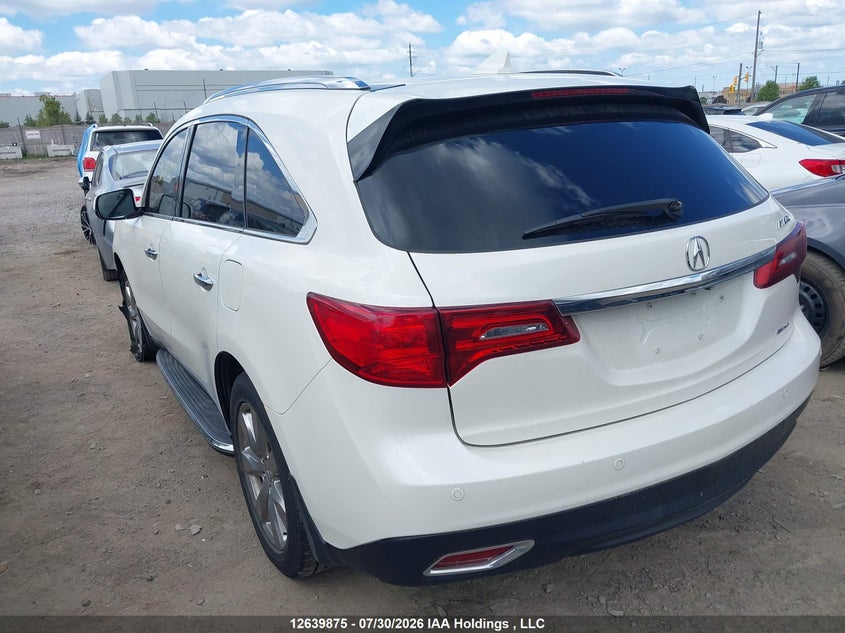 2016 ACURA MDX SPORT UTILITY VEHICLE 3.5L V6 FI SOHC 24V NF4