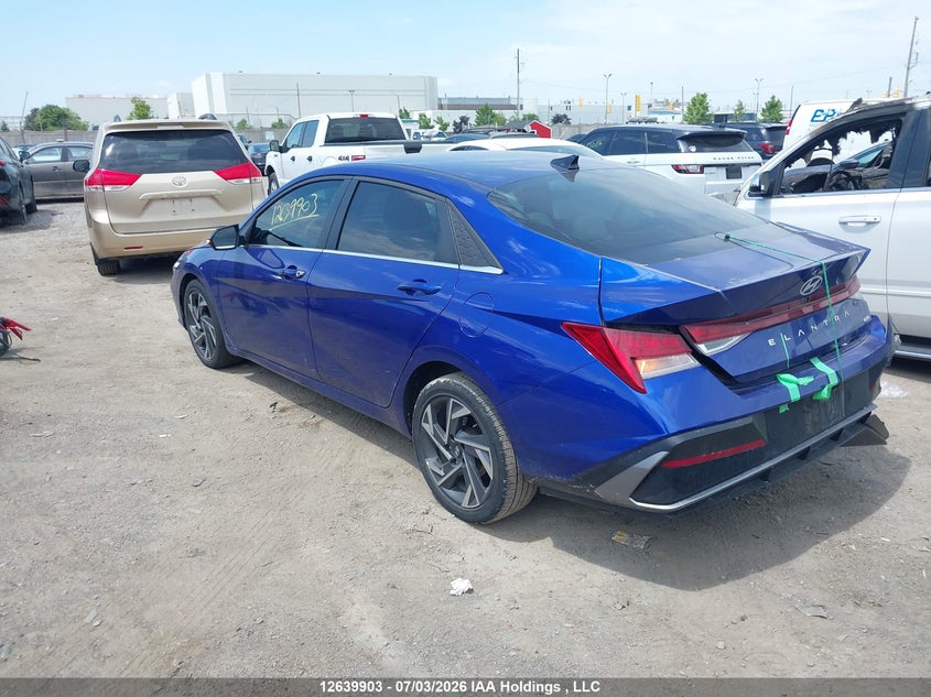 Vin: kmhln4dj6ru100095, lot: 3040781, hyundai elantra hybrid luxury w/two-tone interior 20243