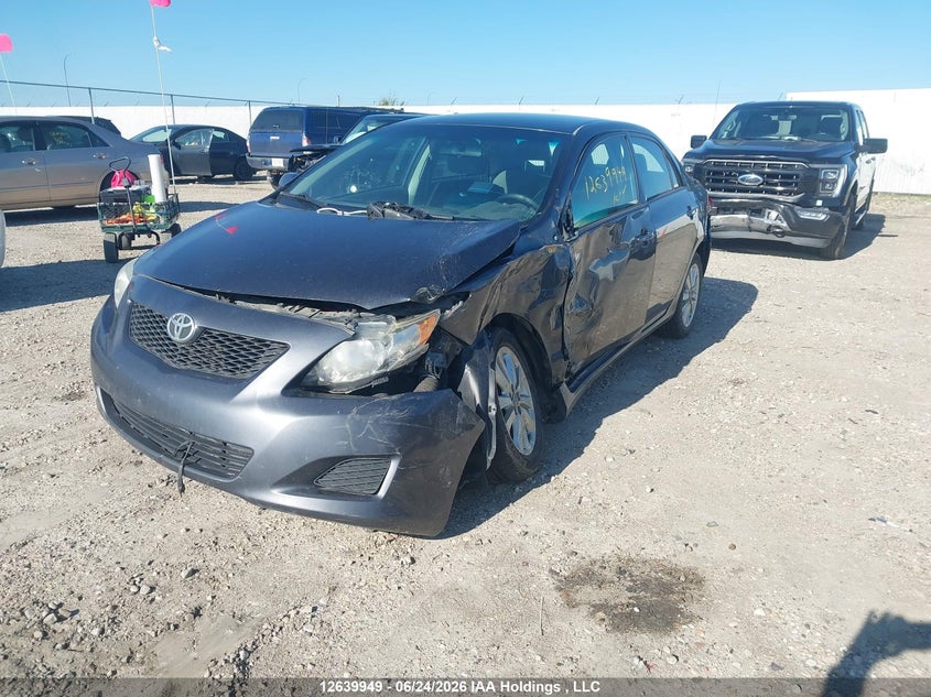 2010 Toyota Corolla Le, Front, IAAI, VIN 1NXBU4EE6AZ254200 — photo 2