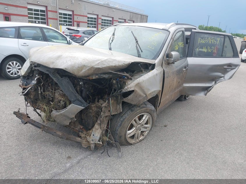 2012 Hyundai Santa Fe Gls, Rollover, IAAI, VIN 5XYZGDAG9CG161631 — photo 2