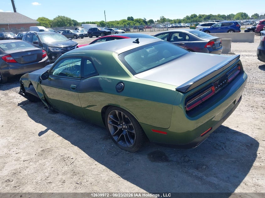 Vin: 2c3cdzbtxph667889, lot: 3040857, dodge challenger r/t 20233