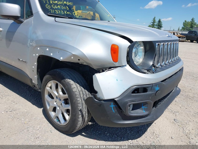 2017 Jeep Renegade Latitude VIN: ZACCJBBB1HPG64303 Lot: 12639978