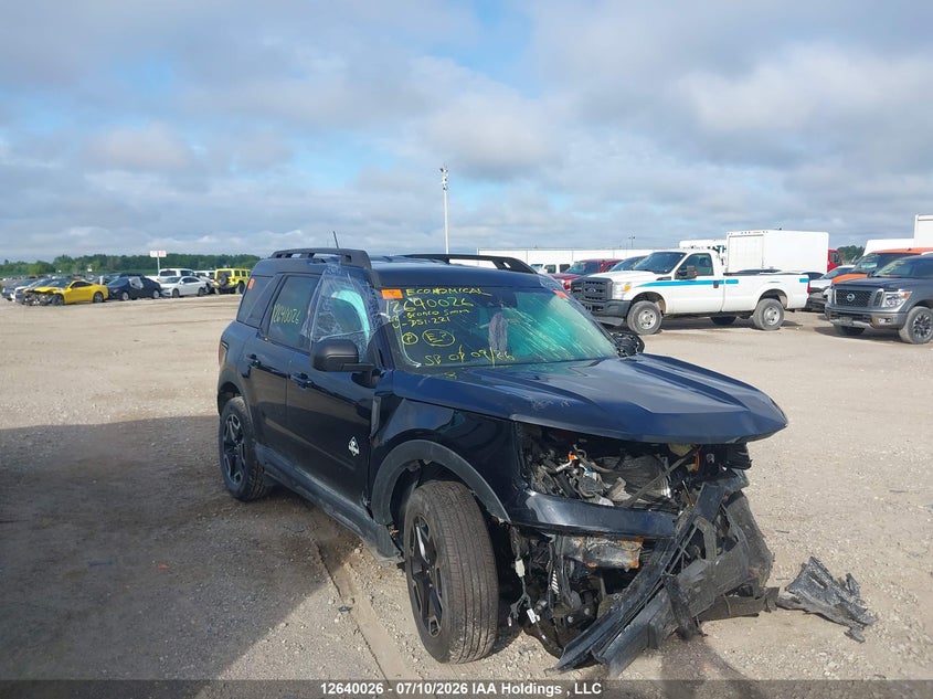 2022 Ford Bronco Sport Outer Banks VIN: 3FMCR9C61NRD51221 Lot: 12640026