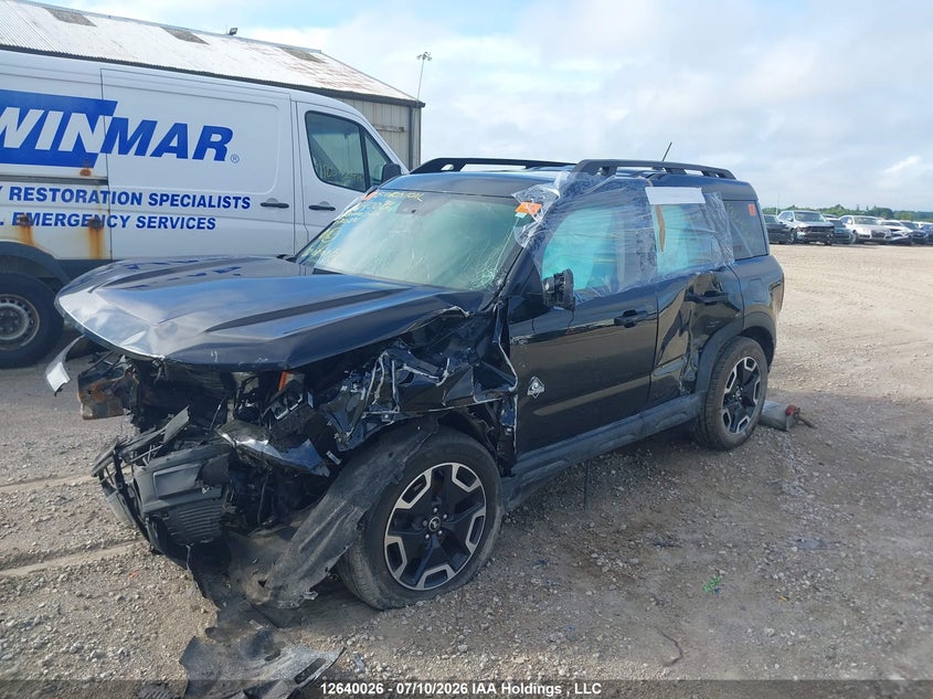 2022 Ford Bronco Sport Outer Banks VIN: 3FMCR9C61NRD51221 Lot: 12640026