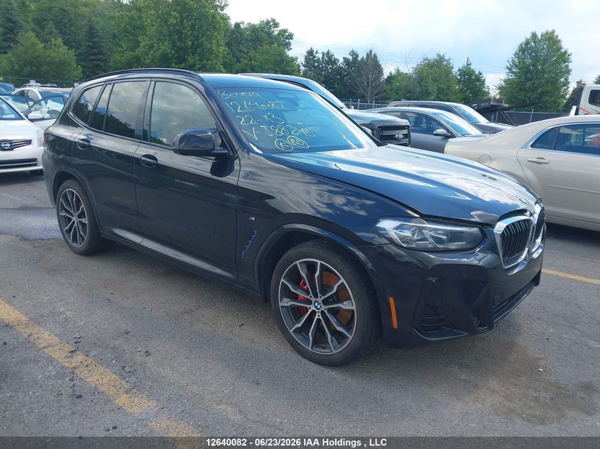 2022 BMW X3 M40I, Затопление, IAAI, VIN 5UX83DP02N9J88240