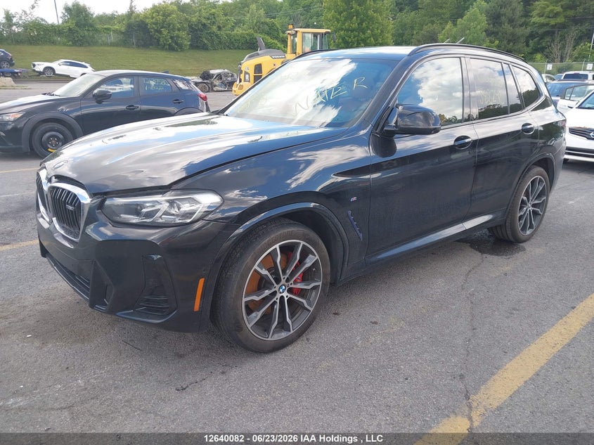 2022 BMW X3, Затопление, IAAI, VIN 5UX83DP02N9J88240 — фото 2