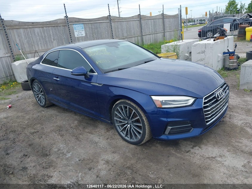 2018 Audi A5 Premium Plus VIN: WAUPNAF56JA096458 Lot: 12640117
