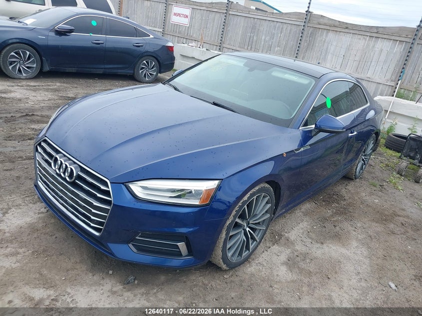 2018 Audi A5 Premium Plus VIN: WAUPNAF56JA096458 Lot: 12640117