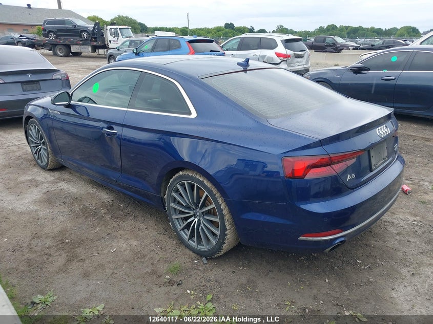 2018 Audi A5 Premium Plus VIN: WAUPNAF56JA096458 Lot: 12640117