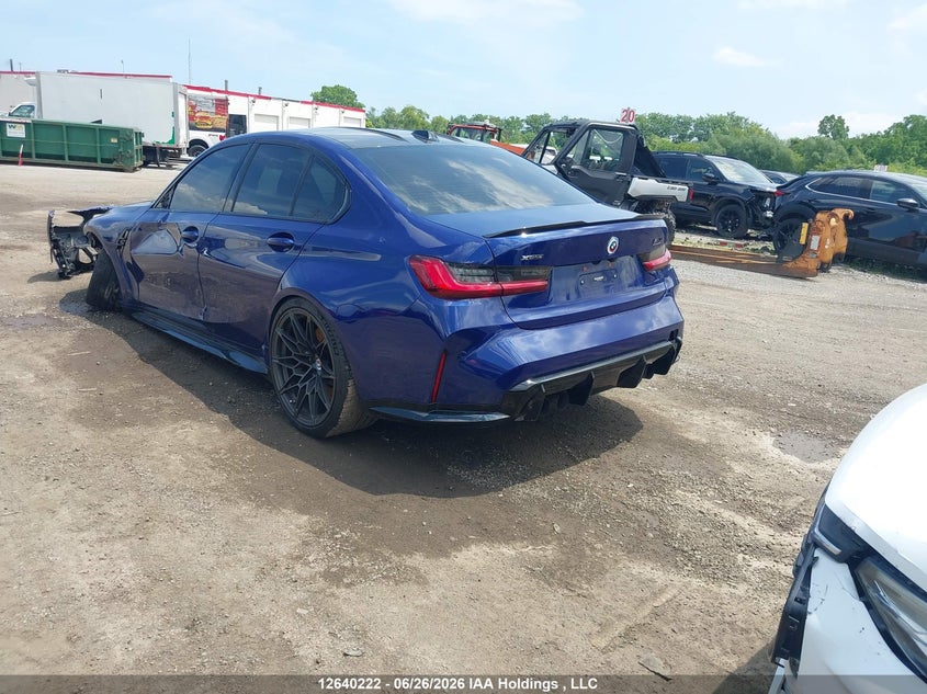 Vin: wbs43ay09pfn84790, lot: 3041113, bmw m3 competition m xdrive 20233