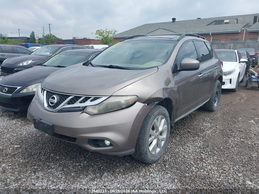 2011 Nissan Murano, Удар спереду, IAAI, VIN JN8AZ1MWXBW156467 — фото 2